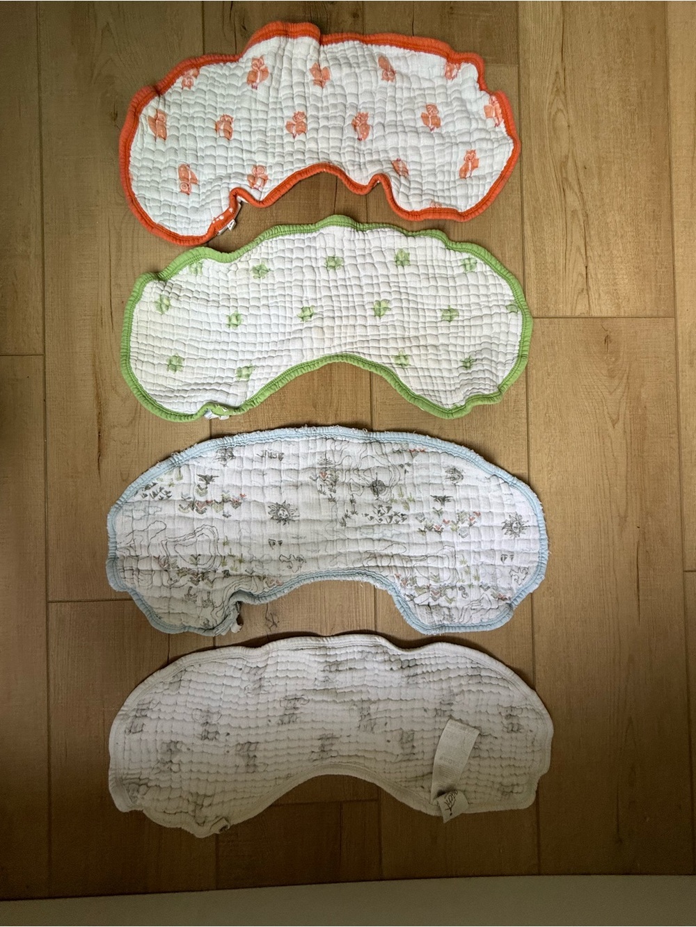Aden + Anais Muslin Cotton Burpy Bib x 4